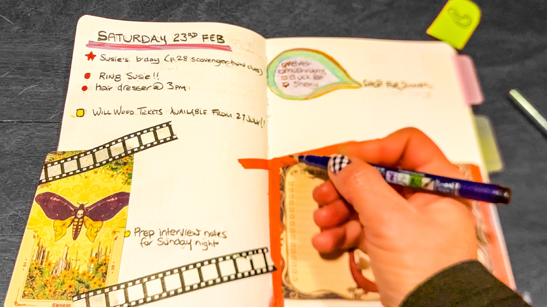 Bullet Journaling — Opening Rounds workshop in progress