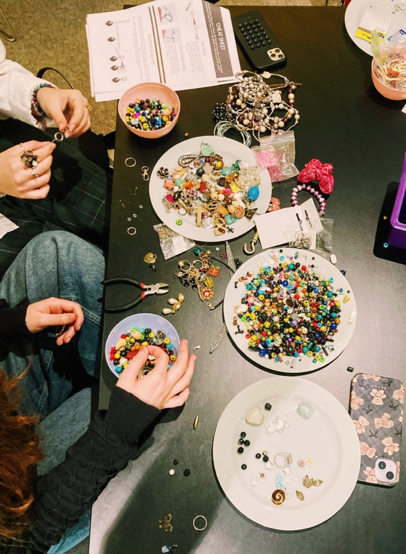 Make Plastic Fantastic workshop in progress